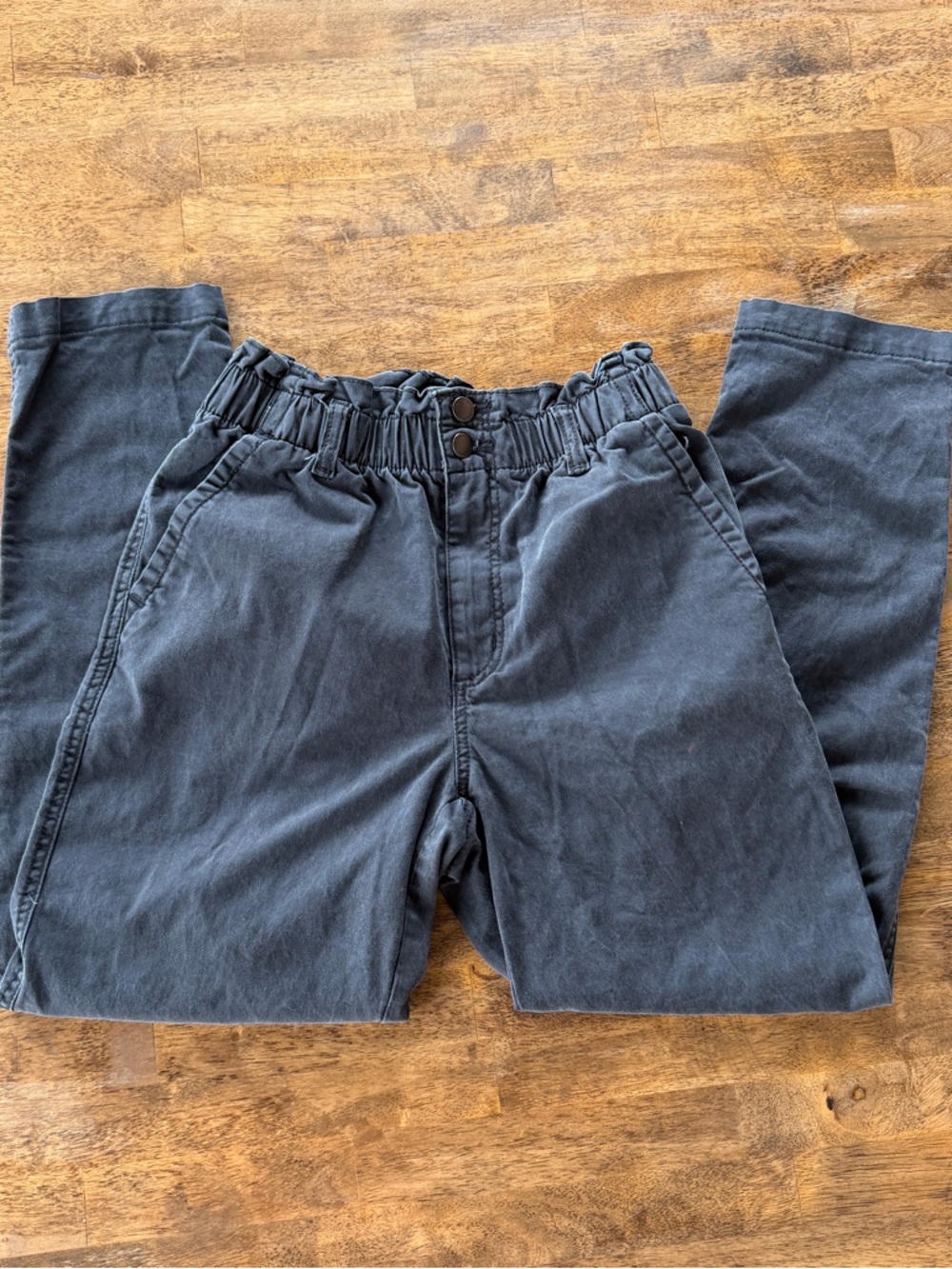 Universal Thread Charcoal Gray Elastic Waist Pants
